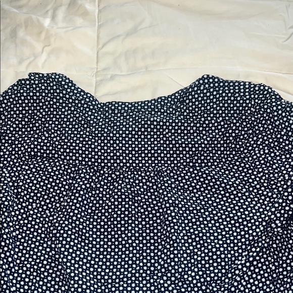 GAP Blue Long Sleeve Fitted Blouse - Picture 4 of 4